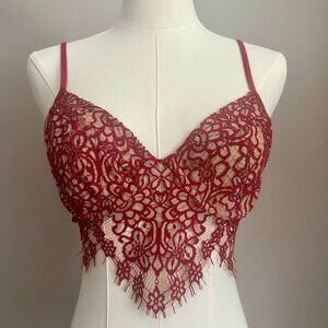 For Love And Lemons Giselle Underwire Longline Bra